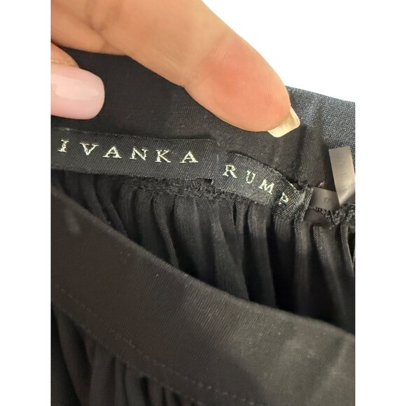 Ivanka Trump Womens‎ Pleated Midi Skirt Black Elastic Waist Flowy Design Size S - Picture 2 of 6
